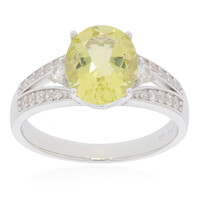 Ouro Verde-Quarz-Silberring