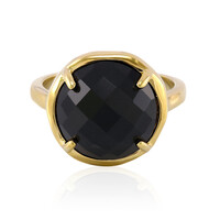 Schwarzer Onyx-Silberring
