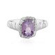 Lavendel-Amethyst-Silberring