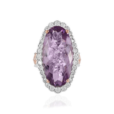 Lavendel-Amethyst-Silberring (Gems en Vogue)