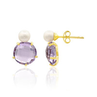 Amethyst-Silberohrringe