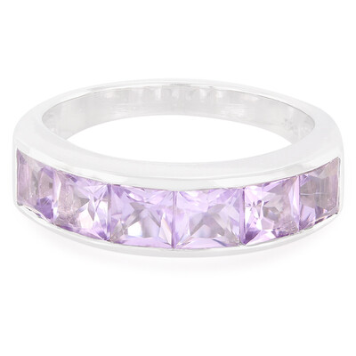 Lavendel-Amethyst-Silberring