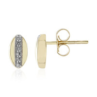 I3 (J) Diamant-Goldohrringe