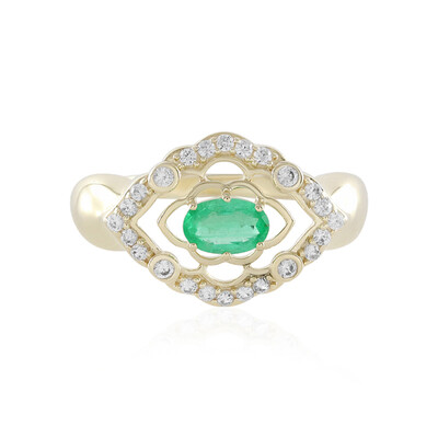 Russischer Smaragd-Goldring