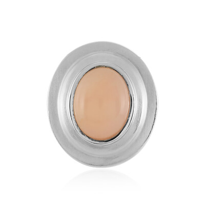 Pinkfarbener Opal-Silberanhänger (MONOSONO COLLECTION)