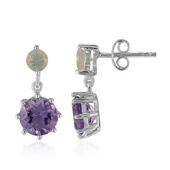 Amethyst-Silberohrringe