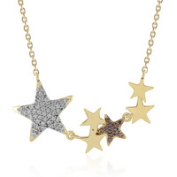 Zirkon-Silbercollier