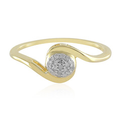 I2 (I) Diamant-Silberring