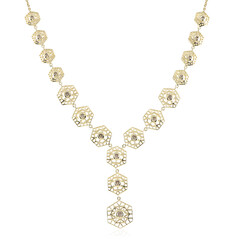 I2 Champagner-Brillant-Goldcollier (Ornaments by de Melo)