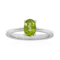 Burmesischer Peridot-Silberring