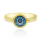 Londonblauer Topas-Goldring (Glenn Lehrer)
