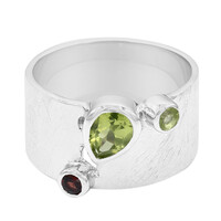 Peridot-Silberring