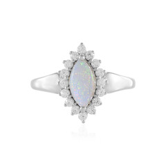 Australischer Opal-Silberring