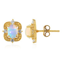 Welo-Opal-Silberohrringe