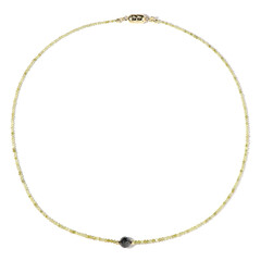 Diamant-Goldhalskette (Adela Gold)
