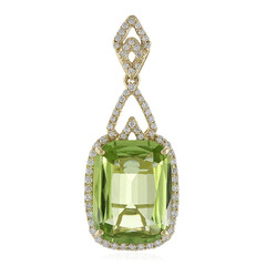 Peridot-Goldanhänger (de Melo)