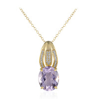 Bolivianischer Amethyst-Silberhalskette