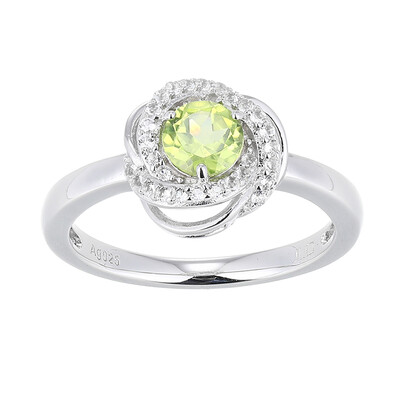 Peridot-Silberring