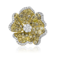 SI2 Fancy-Diamant-Goldring (CIRARI)