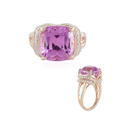 Patroke-Kunzit-Goldring (AMAYANI)