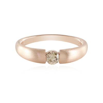 VS2 Schokoladen-Brillant-Goldring