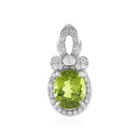 Peridot-Silberanhänger