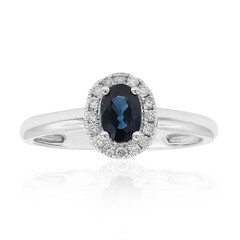 Blauer Ceylon-Saphir-Goldring