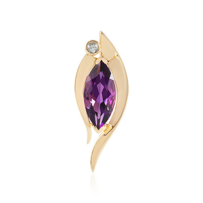 Sibirischer Amethyst-Goldanhänger (de Melo)