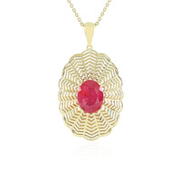 Madagaskar-Rubin-Goldhalskette (Ornaments by de Melo)