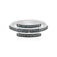 Blauer I2 Diamant-Goldring (KM by Juwelo)