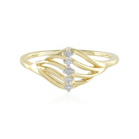 I2 (I) Diamant-Silberring