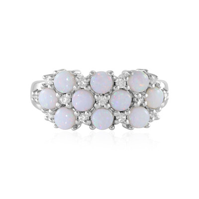 Australischer Opal-Silberring