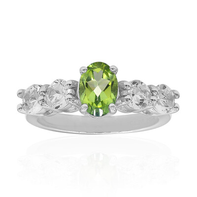 Kiwi-Topas-Silberring