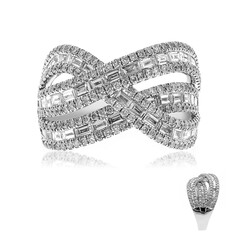 SI2 (H) Diamant-Goldring (CIRARI)
