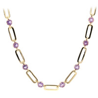 Amethyst-Silbercollier