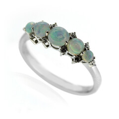 Welo-Opal-Silberring