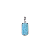 Larimar-Silberanhänger
