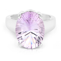 Lavendel-Amethyst-Silberring