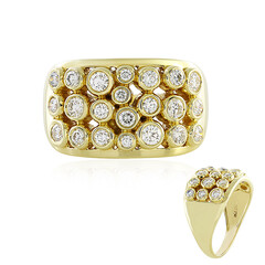 Lupenreiner (F) Brillant-Goldring (LUCENT DIAMONDS)