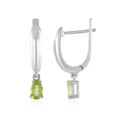 Peridot-Silberohrringe