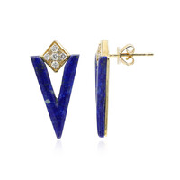 Lapislazuli-Goldohrringe (CIRARI)
