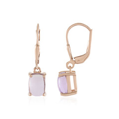 Lavendel-Amethyst-Silberohrringe
