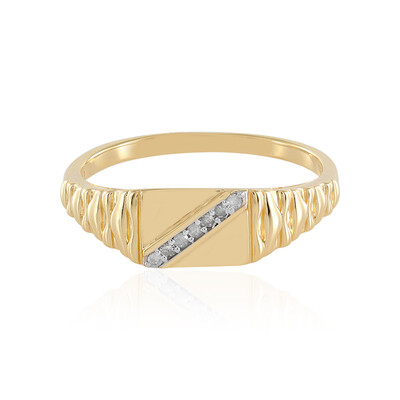 I2 (I) Diamant-Silberring