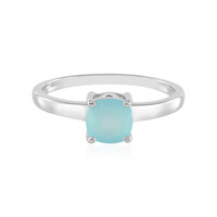 Aqua-Chalzedon-Silberring
