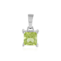 Peridot-Silberanhänger