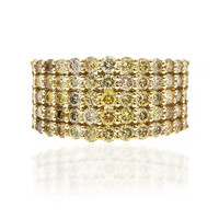 SI2 Fancy-Diamant-Goldring (CIRARI)