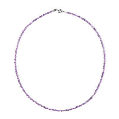 Amethyst-Silberhalskette