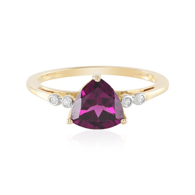 Magenta-Granat-Goldring