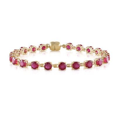 Madagaskar-Rubin-Silberarmband