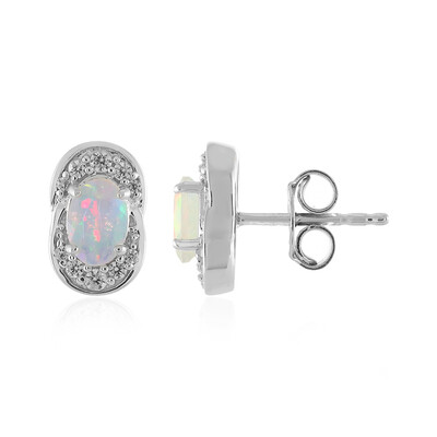 Welo-Opal-Silberohrringe